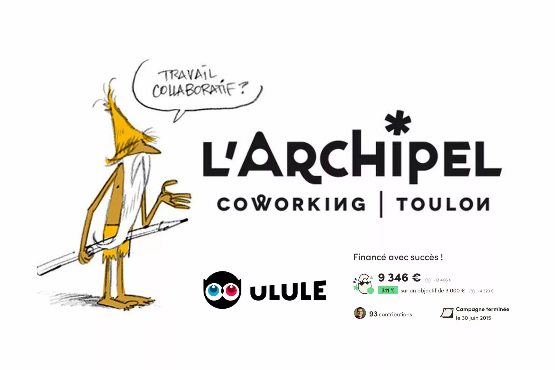 Campagne de socio-financement L'Archipel Toulon Coworking